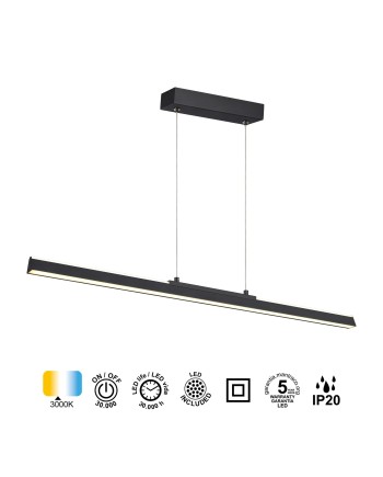 LINEAL * LÁMPARA LED 54W - NEGRO ARENADO